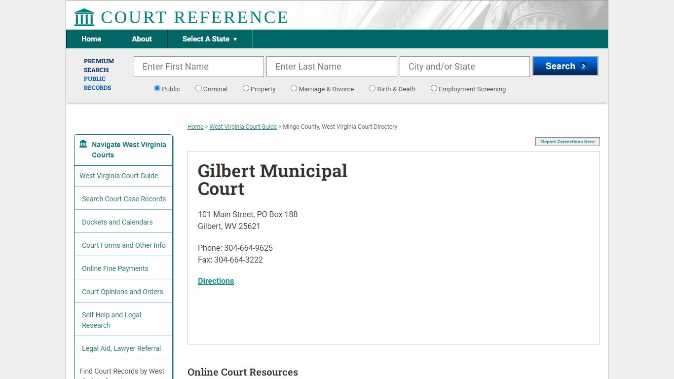 Gilbert Municipal Court - Court Records Directory